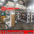 Mini Ci (Central Drum) Flexo Printing Machine with Video Inspect